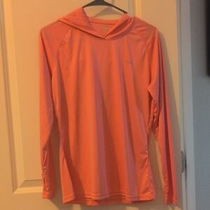 Women's Pink Rash Guard Swim Top